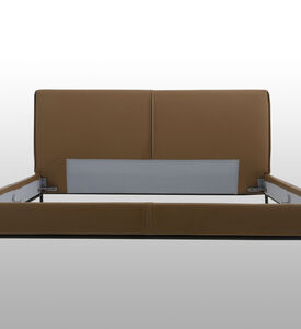 Carmen Leather Headboard Bed