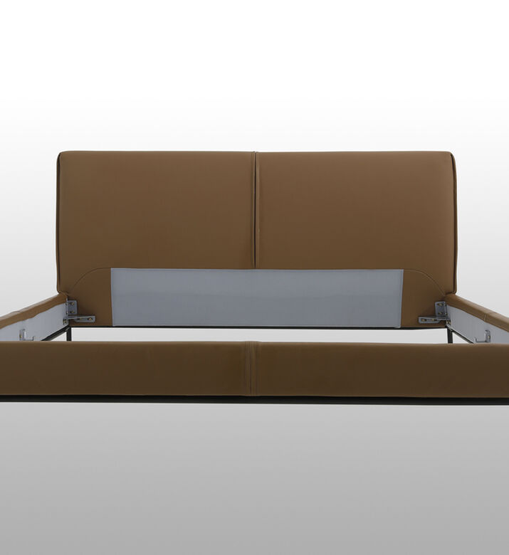 Carmen Leather Headboard Bed