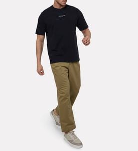 Maison Kitsune Minimalist Logo-detail T-shirt, Model View