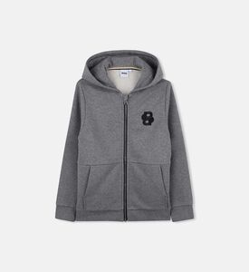 Hooded Long-sleeve Cardigan