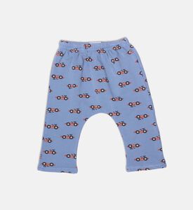 Bobo Choses Tractor-print Elasticated Waistband Pants, Packshot View Bobo Choses Tractor-print Elasticated Waistband Pants, Packshot View