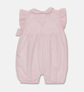 My First Collection Waist Bow Short-sleeve Rompersuit, Packshot View