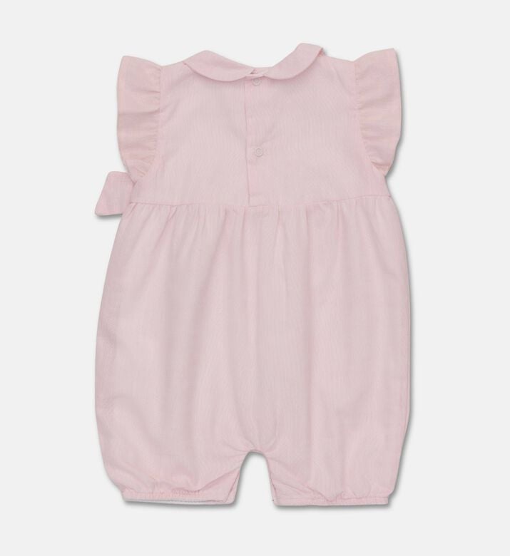 My First Collection Waist Bow Short-sleeve Rompersuit, Packshot View