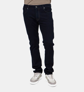 بنطال جينز قطني بخمسة جيوب