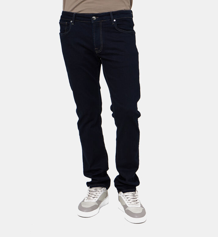 بنطال جينز قطني بخمسة جيوب