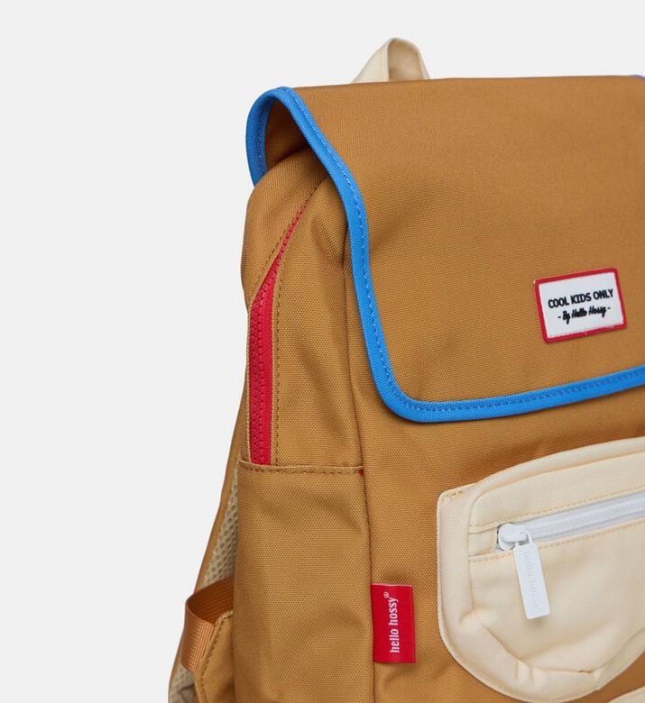Hello Hossy Mini Honey Front Pocket Backpack, 30x38x12-cm, Light-brown, Packshot View