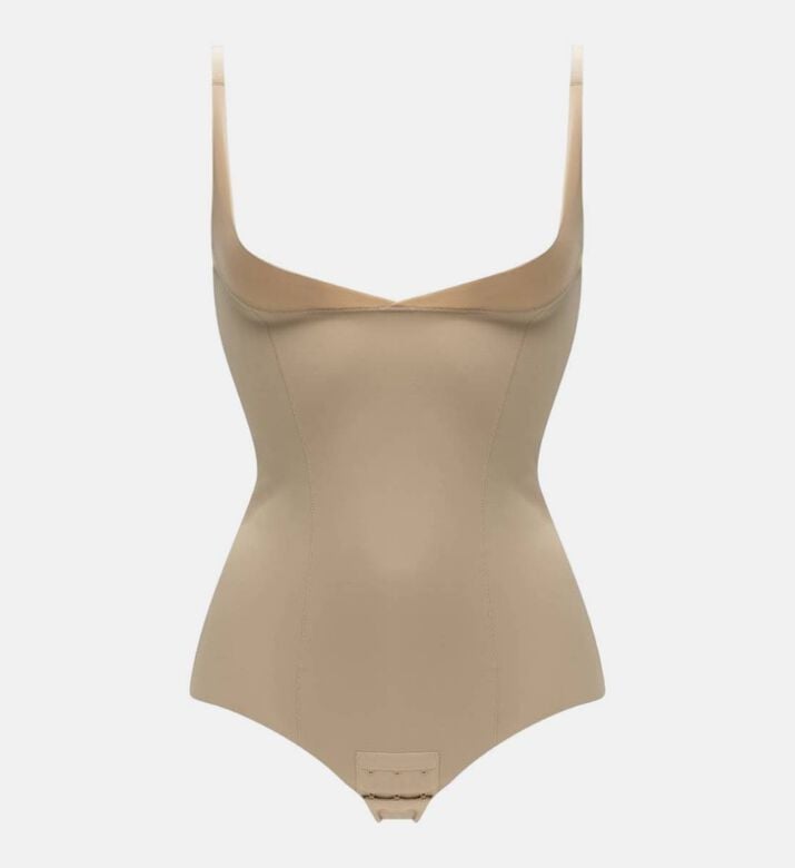 Chantelle Basic Shaping Shapewear Body, Nude, L, Packshot View Chantelle Basic Shaping Shapewear Body, Nude, L, Packshot View