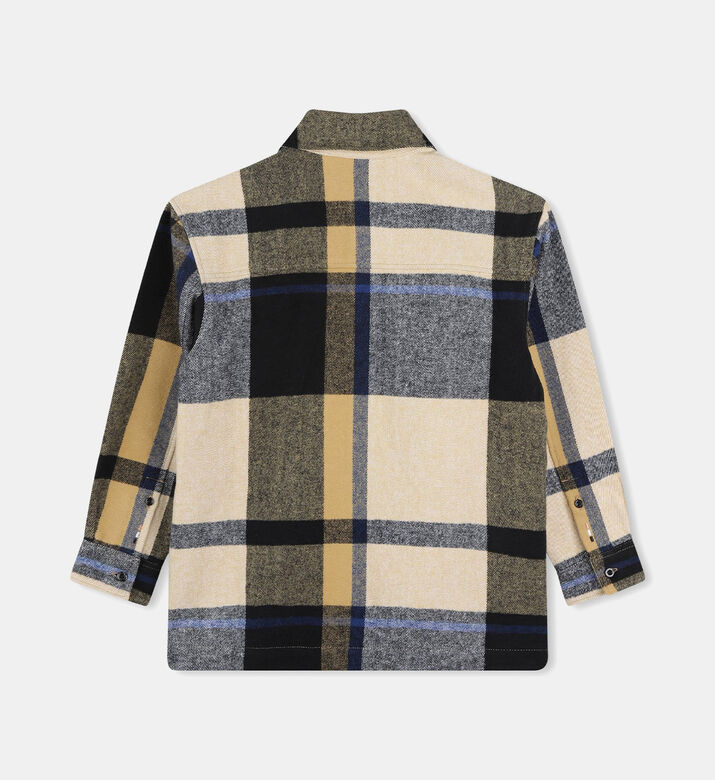 Long-sleeved Brushed Cotton Shirt