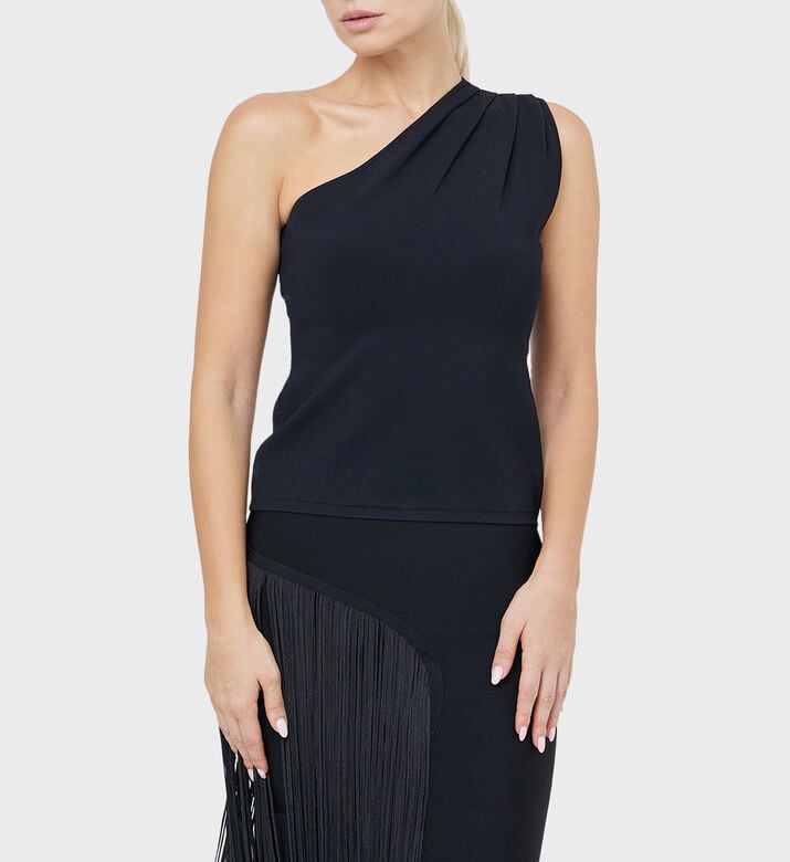Gathered One Shoulder Top Gathered One Shoulder Top