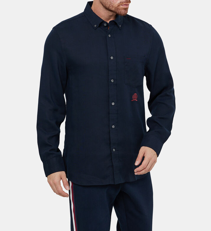 قميص أكسفورد انسيابي بقصة كلاسيكية