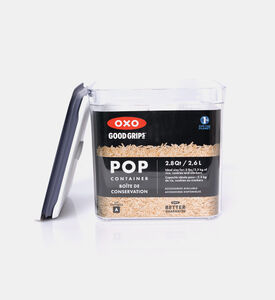 حاوية طعام بلاستيكية كبيرة مربعة