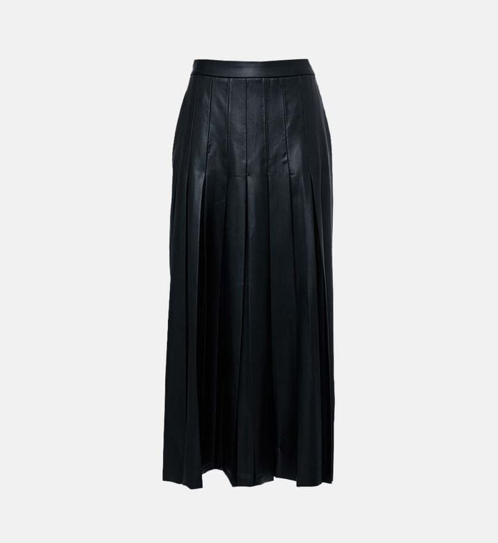 Ronny Kobo Pleats Flared Maxi Skirt, Packshot View