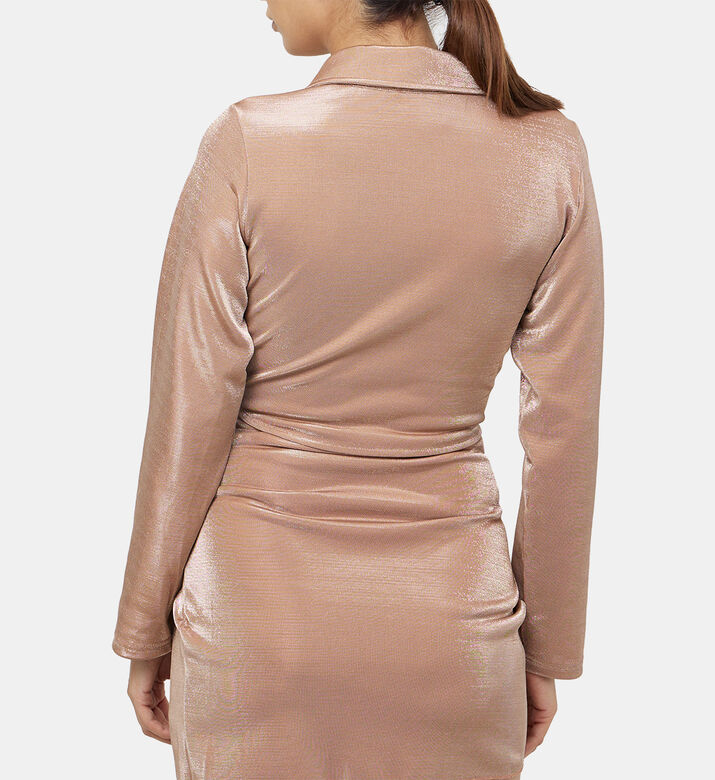 Greta Tie-front Crop Top