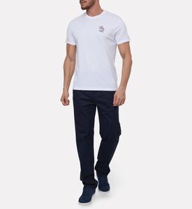 Maison Labiche Embroidered Crocodile T-shirt, Model View