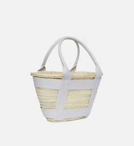 حقيبة يد ماكسي سانتوريني بجلد ناعم