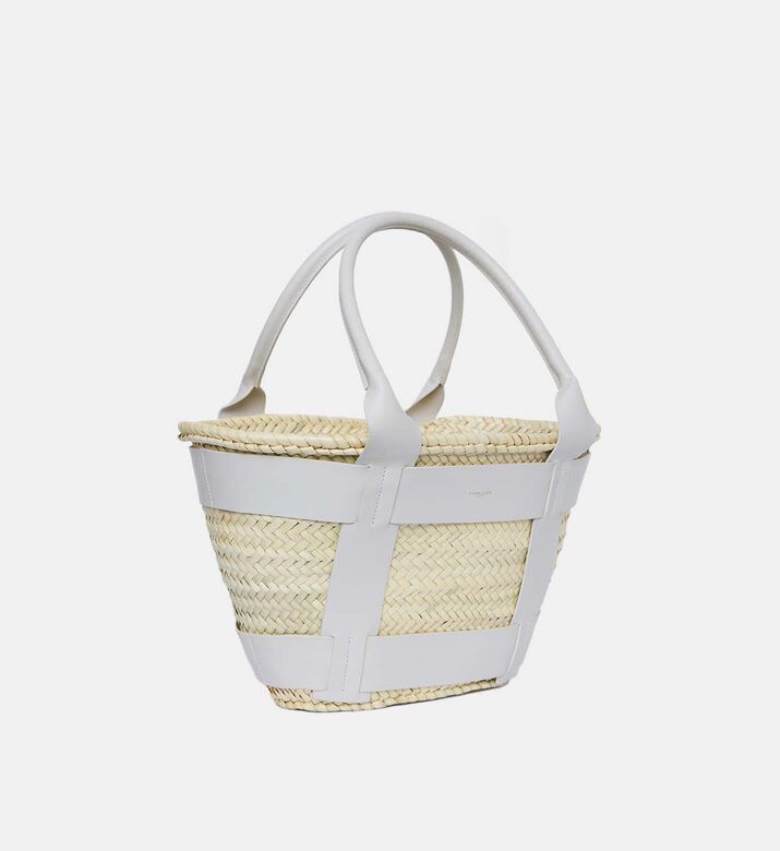 حقيبة يد ماكسي سانتوريني بجلد ناعم