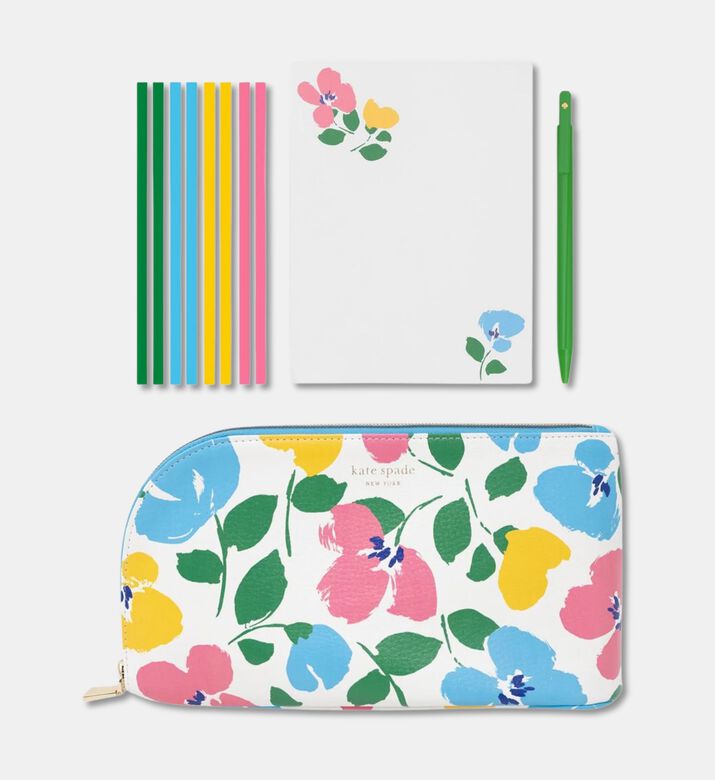 Kate Spade New York Painterly Bouquet Desk Essentials Pouch, Packshot View