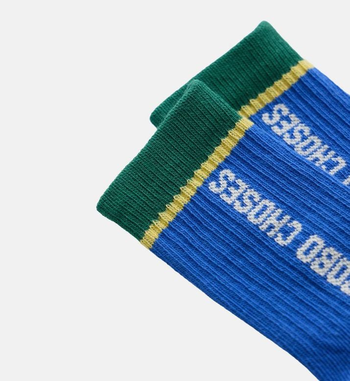 Bobo Choses Logo-detail Multi-colored Design Ribbed Socks, Packshot View Bobo Choses Logo-detail Multi-colored Design Ribbed Socks, Packshot View