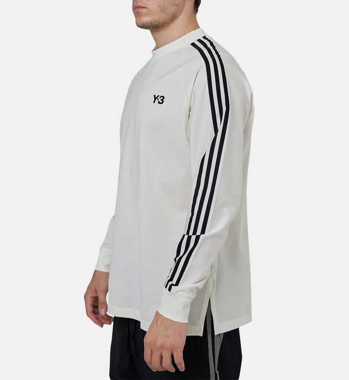Cotton 3-stripes Long Sleeve T-shirt