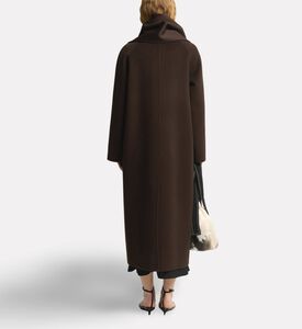 Beatrice B Coat Long, Brown, M, Model View