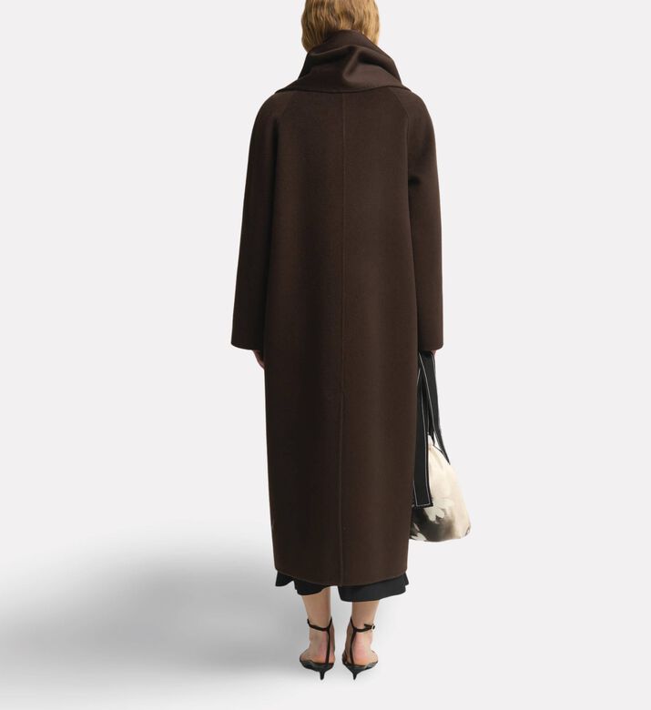 Beatrice B Coat Long, Brown, M, Model View