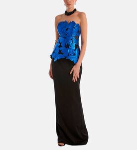 كورسيه بتطريزات فراشات لامعة