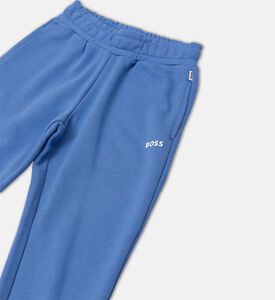 Cotton Logo-print Slip Pockets Pants