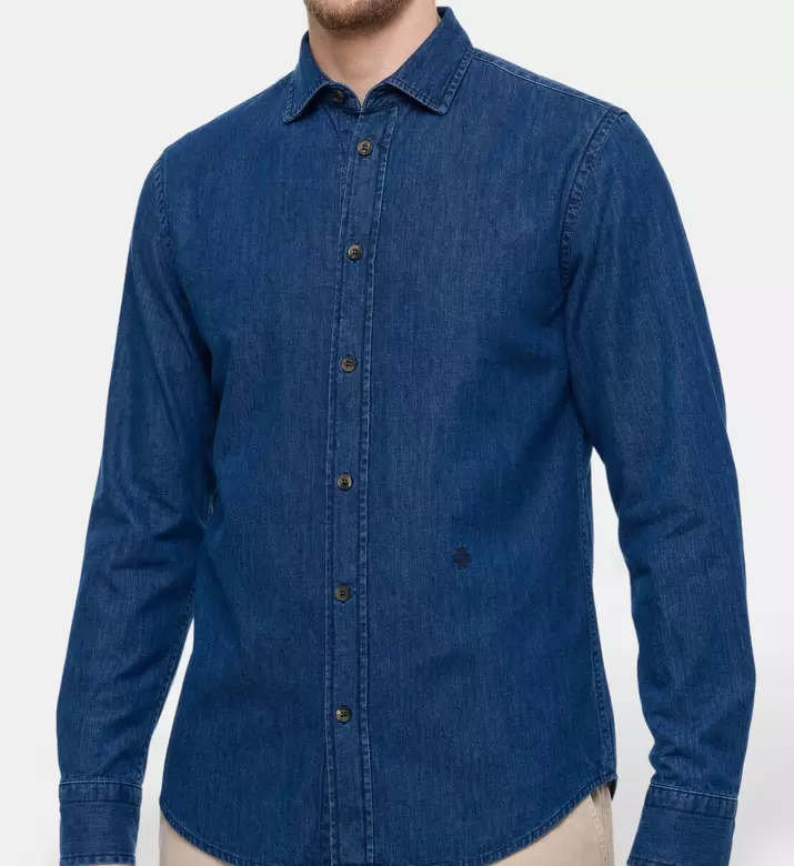 Jacob Cohen Regular-fit Denim Shirt, Model View