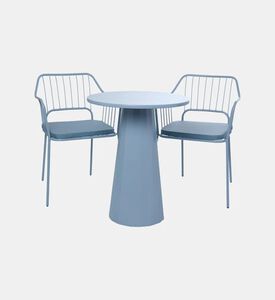 Home Deco and More Penelope Grey Bistro Set, Packshot View