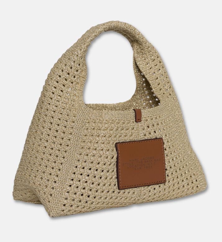 Marc Jacobs Mini Woven Sack Bag, Champagne, Packshot View
