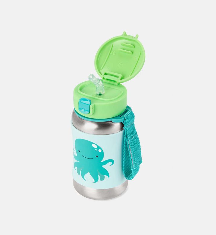 Octopus Zoo Stainless Steel Straw Bottle