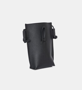 Longchamp Leather Phone Pouch, Black, Packshot View