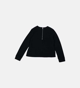 Girl Logo-embroidered Sweatshirt