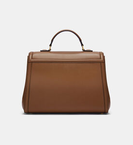 حقيبة جلد بمقبض علوي
