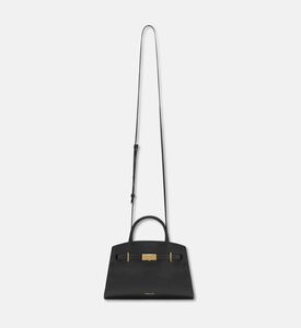 Demellier The Small Hudson Crossbody Bag, Black, Packshot View