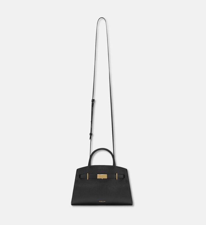 Demellier The Small Hudson Crossbody Bag, Black, Packshot View