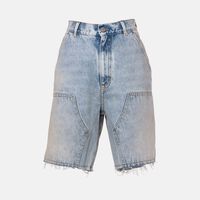 Cotton Denim Shorts