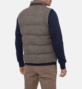 Hackett London Logo-embroidery Padded Sleeveless Vest, Model View
