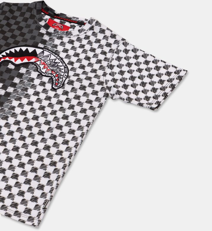 Sprayground Checkered Sketch Regular T-shirt, Packshot View