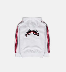 هودي فيلبا بسحاب بتصميم فم قرش