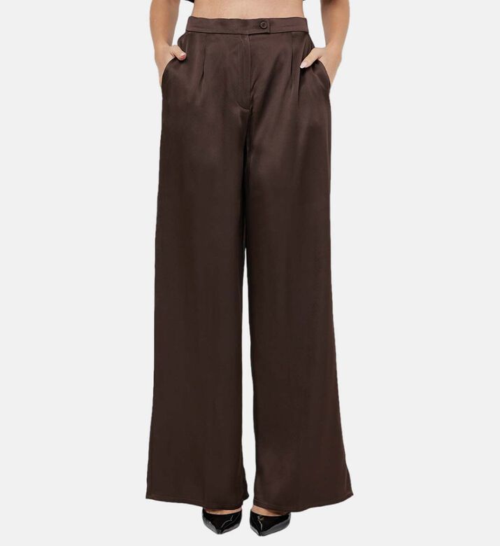 Wide-legged Satin Trousers Wide-legged Satin Trousers