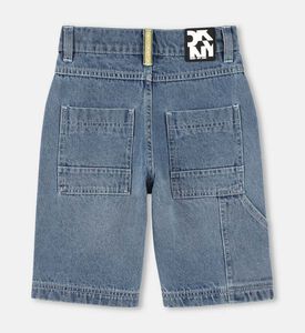 Cotton Denim Bermuda Shorts