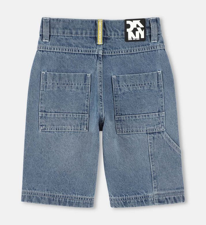 Cotton Denim Bermuda Shorts