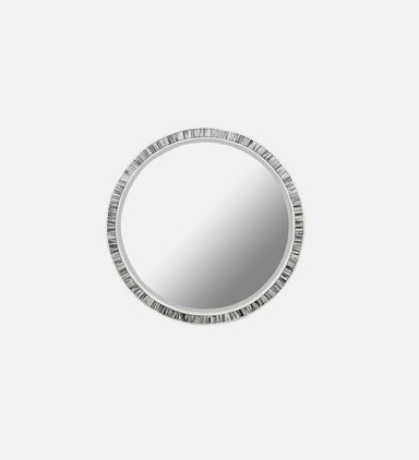 Round Bone-inlay Wall Mirror 96 X 3.5 X 96 Cm