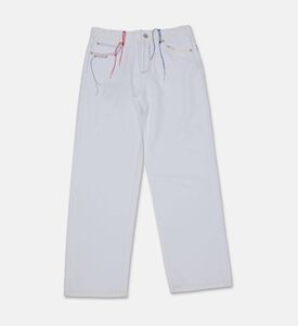 M S G M Button Closure Regular-fit Denim Pants, Packshot View