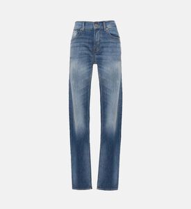 بنطال جينز بساق مستقيمة