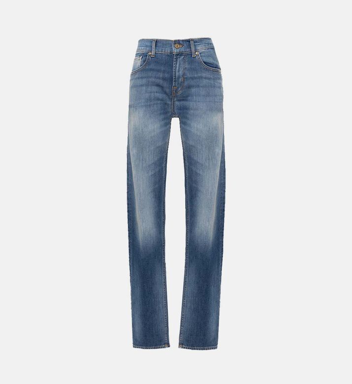 Straight-leg Denim Pants