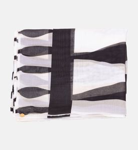 Palmacea Printed Sarong Cover-up, Black, Packshot View