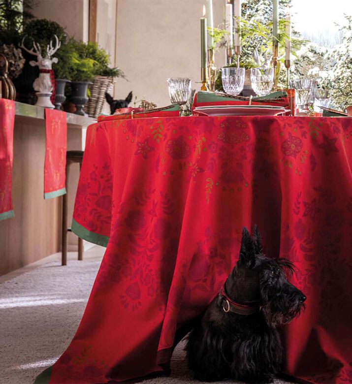 Jacquard Feerie Cotton Placemat, Packshot View Jacquard Feerie Cotton Placemat, Packshot View