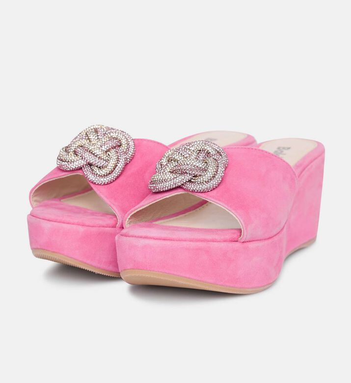 Suede Open-toe Mules Suede Open-toe Mules